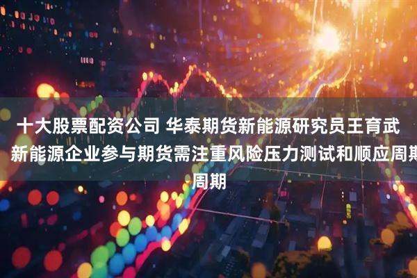 十大股票配资公司 华泰期货新能源研究员王育武：新能源企业参与期货需注重风险压力测试和顺应周期